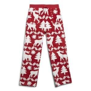Vera Bradley PJ Pants Reindeer Intarsia Red White XL